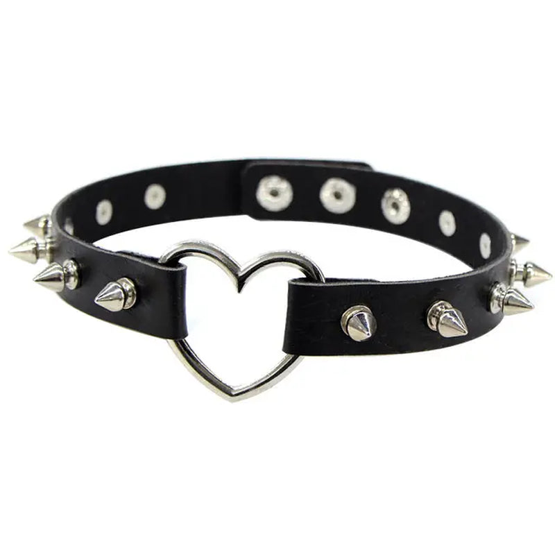 Black Leather Choker Female Collar for Women Goth Punk Chain Harajuku Necklace Sexy Vegan Chocker Festival Girls Gothic Jewelry