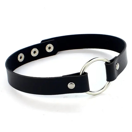 Black Leather Choker Female Collar for Women Goth Punk Chain Harajuku Necklace Sexy Vegan Chocker Festival Girls Gothic Jewelry